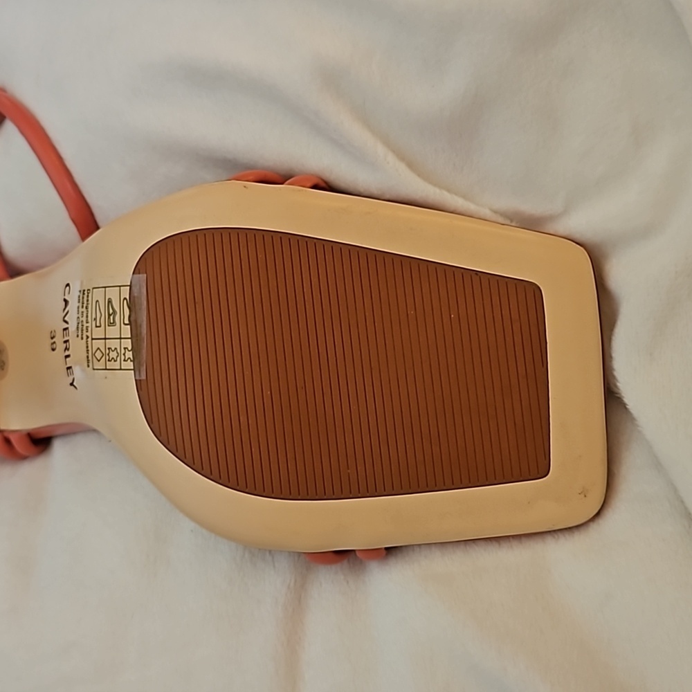 CAVERLEY Flamingo Pink Kolt Leather Dressy Strappy Slingback Kitten Heels - Picture 10 of 13